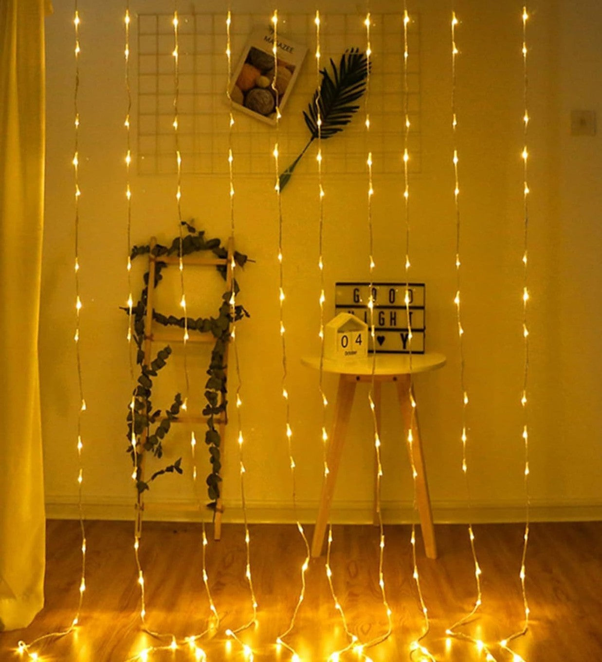 200 LEDs Waterfall String Light, Warm White