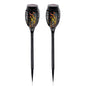 2 Pcs Solar Lights Outdoor Solar 12 Led Torch Flickering Flame Lights