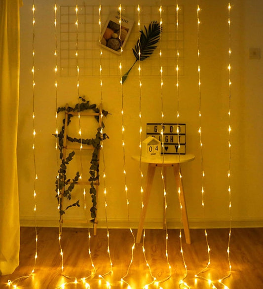 200 LEDs Waterfall String Light, Warm White